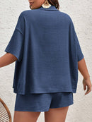 Conjunto Camisa de Manga Curta e Shorts Gabriela