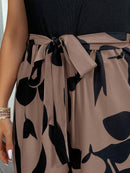 Macacão Casual Estampado com Cinto Kelly