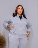 Conjunto Moletinho com Ziper