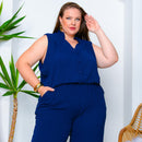 Macacão Elegante Soltinho E Confortável Festa