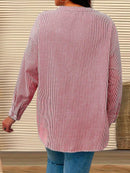 Blusa Listrada manga arregaçadas Maria Elisa