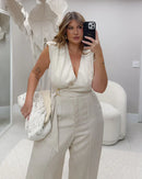 Macacão Manu Gavassi Linho